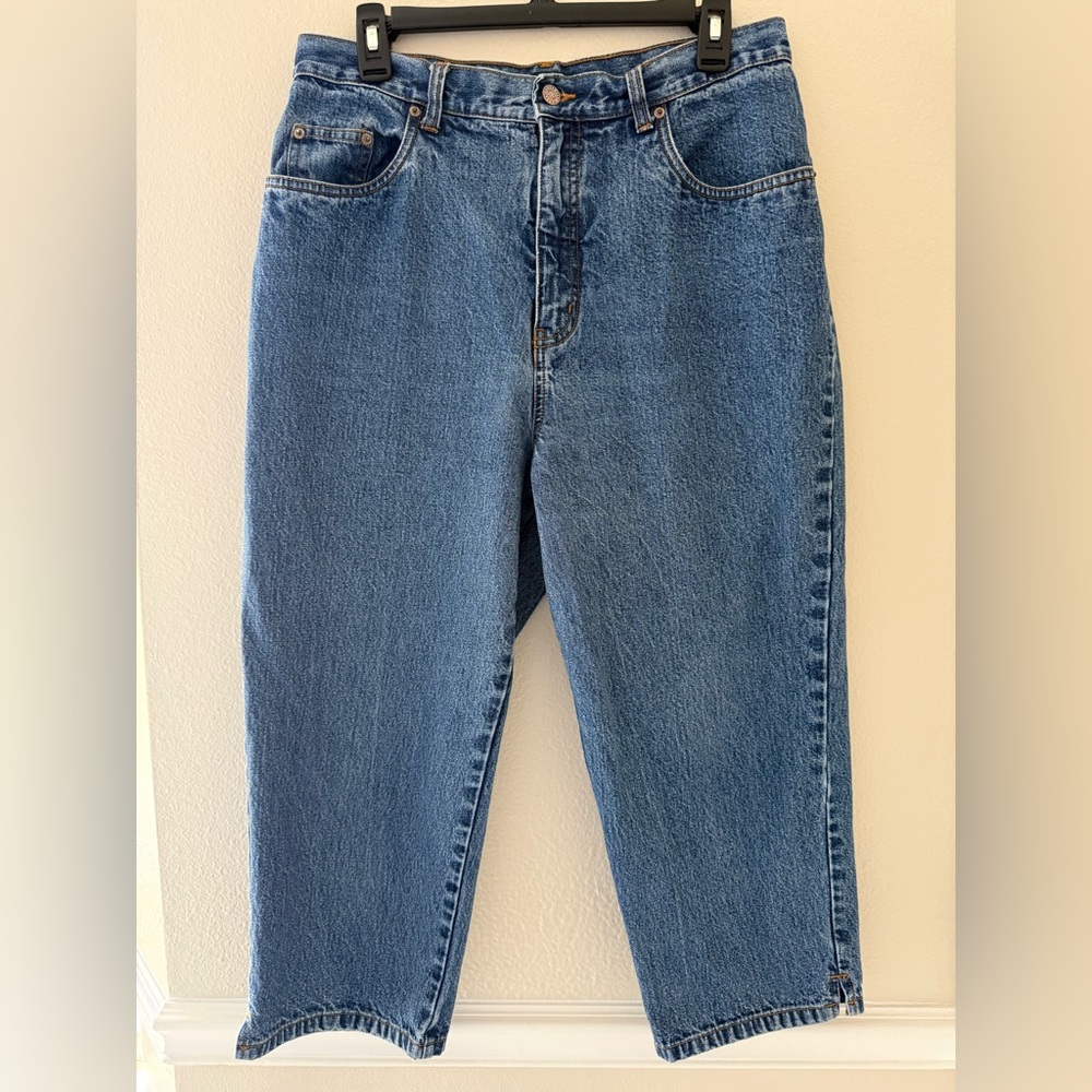 Vintage Bill Blass Classic Blue Jean Capris